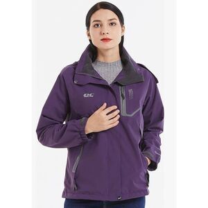Diamond Candy Women's Waterproof Rain Jacket with Hood Lightweight Raincoat